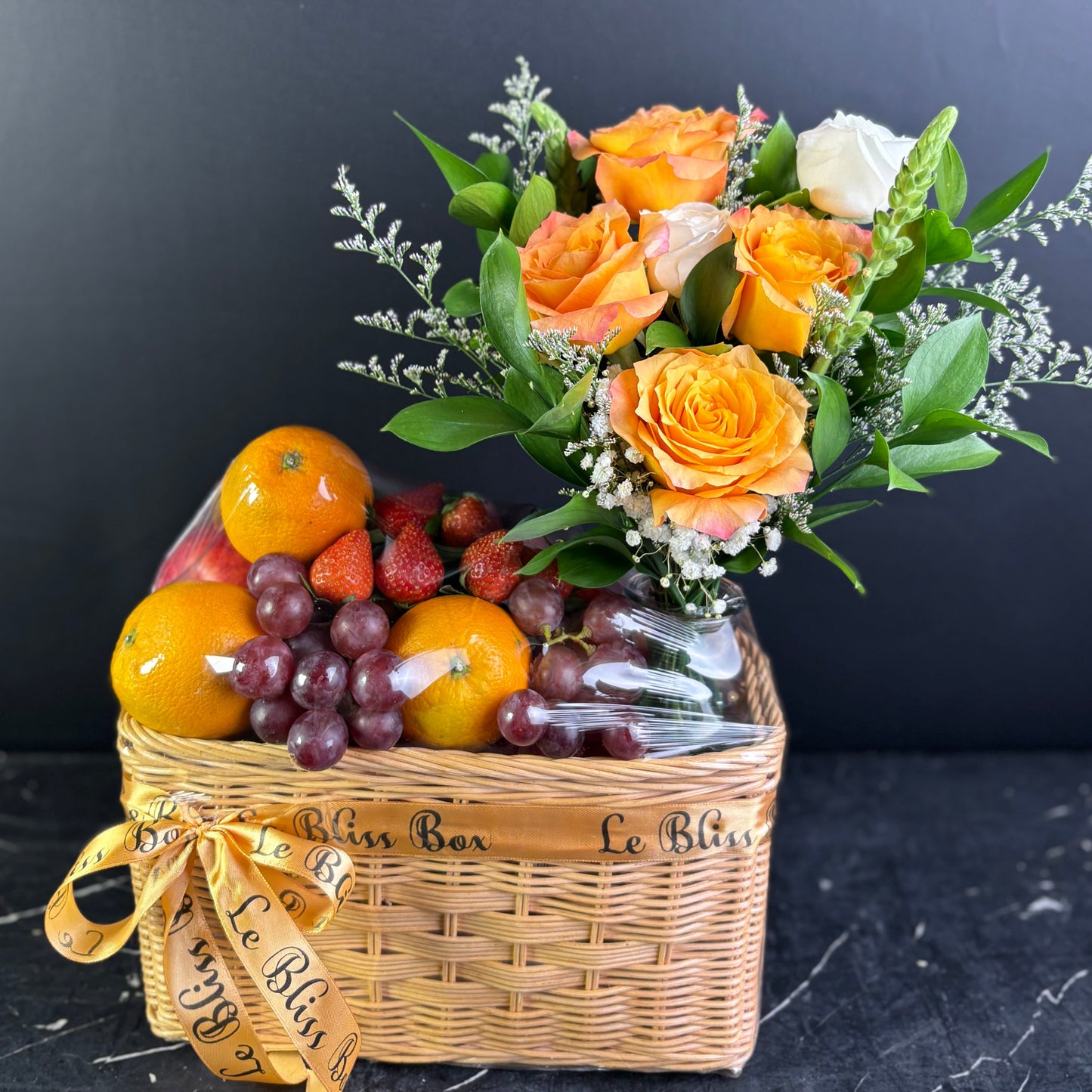 Free Spirit Rose Fruit Parcel