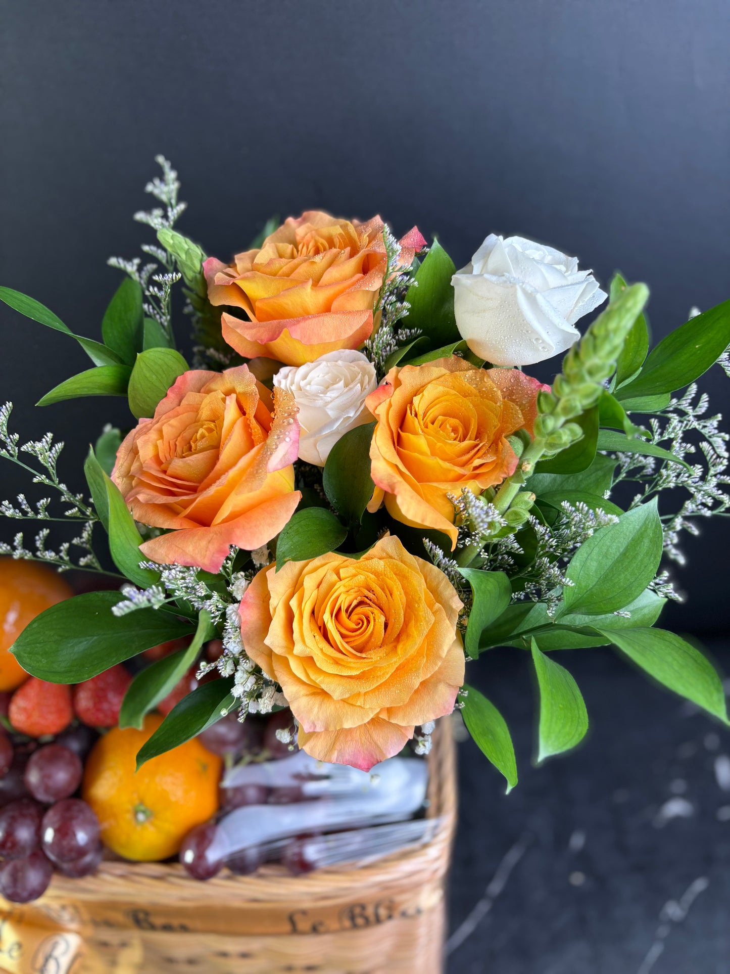 Free Spirit Rose Fruit Parcel