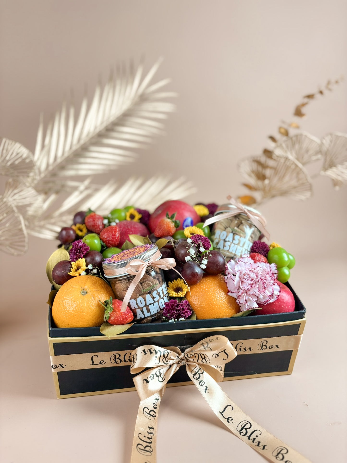 Golden Diwali Fruit Box Hamper