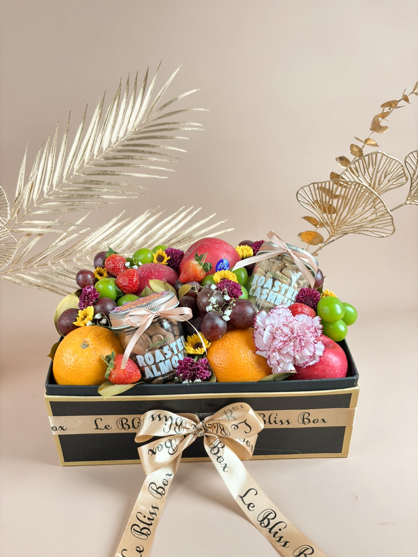 Golden Diwali Fruit Box Hamper