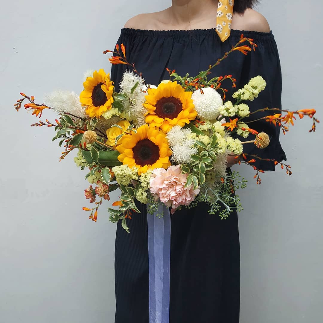 Sunflower Bridal Bouquet