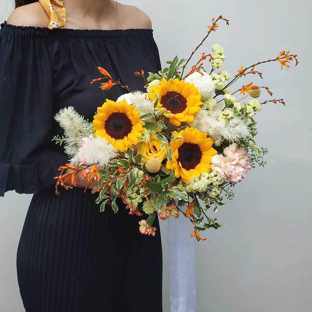 Sunflower Bridal Bouquet
