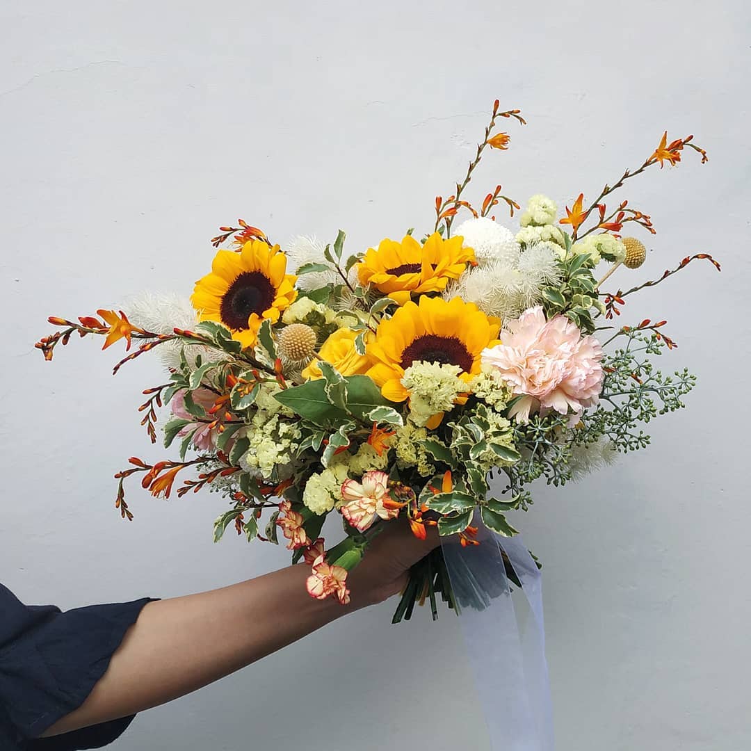 Sunflower Bridal Bouquet