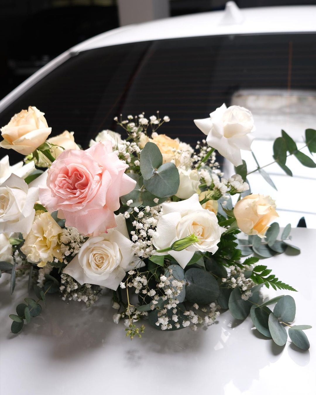Wedding Car Flower Decor