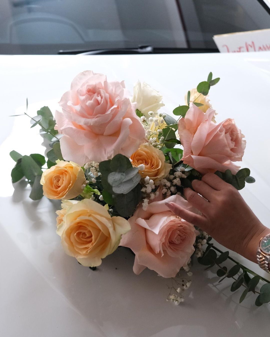 Wedding Car Flower Decor