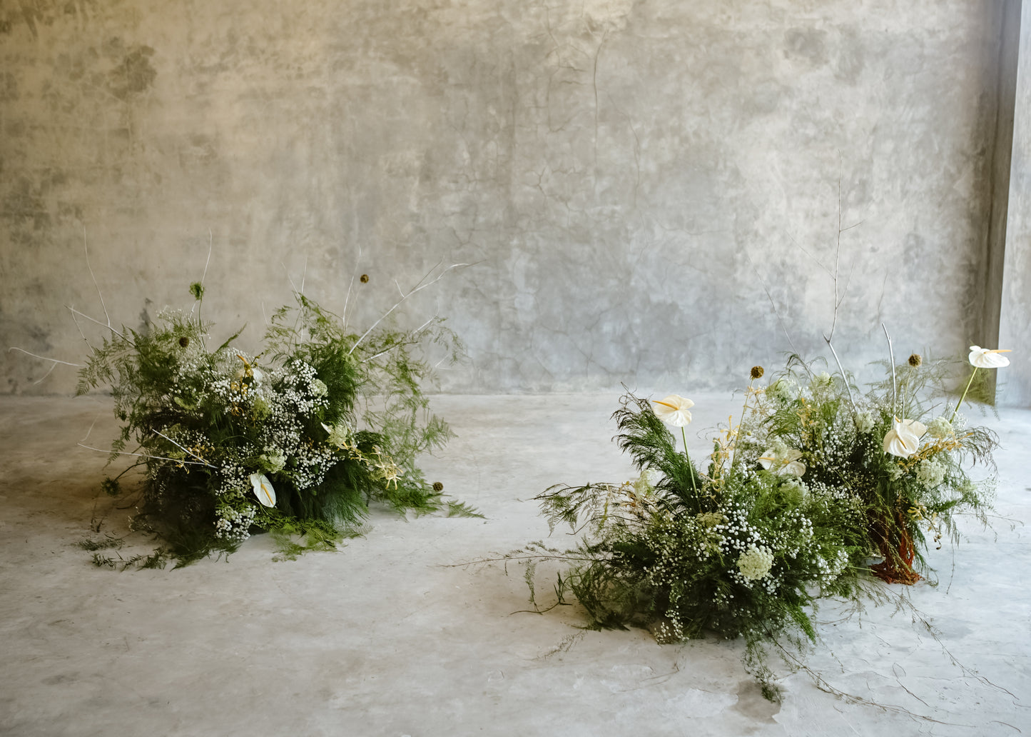 Green Floral Installation