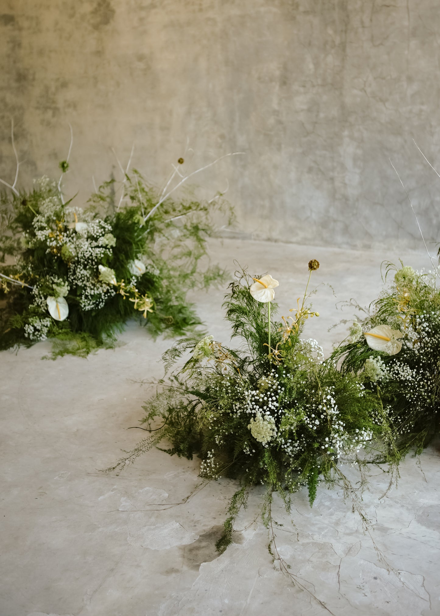 Green Floral Installation
