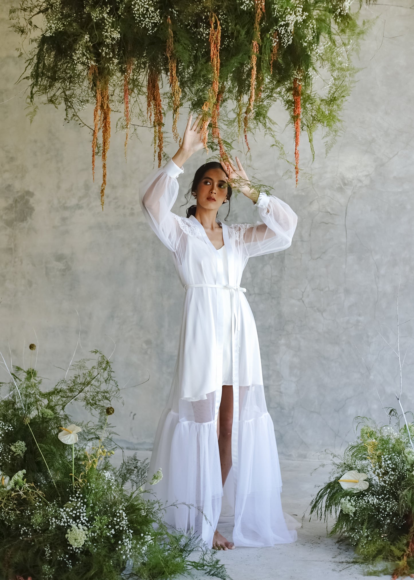 Green Floral Installation