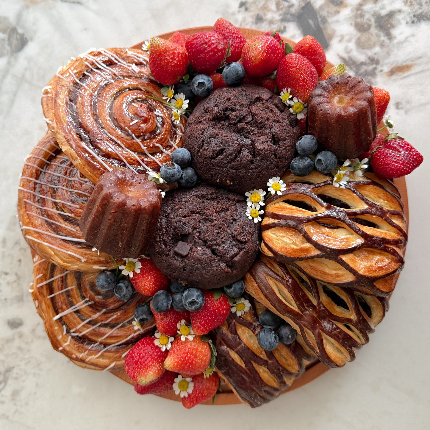 Berry & Pastry Delight Platter