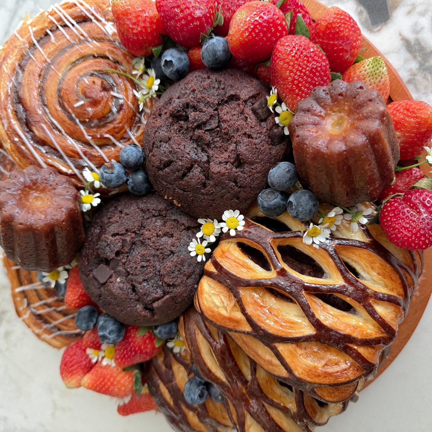 Berry & Pastry Delight Platter