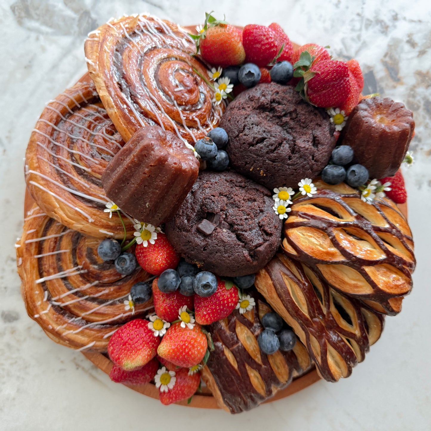 Berry & Pastry Delight Platter