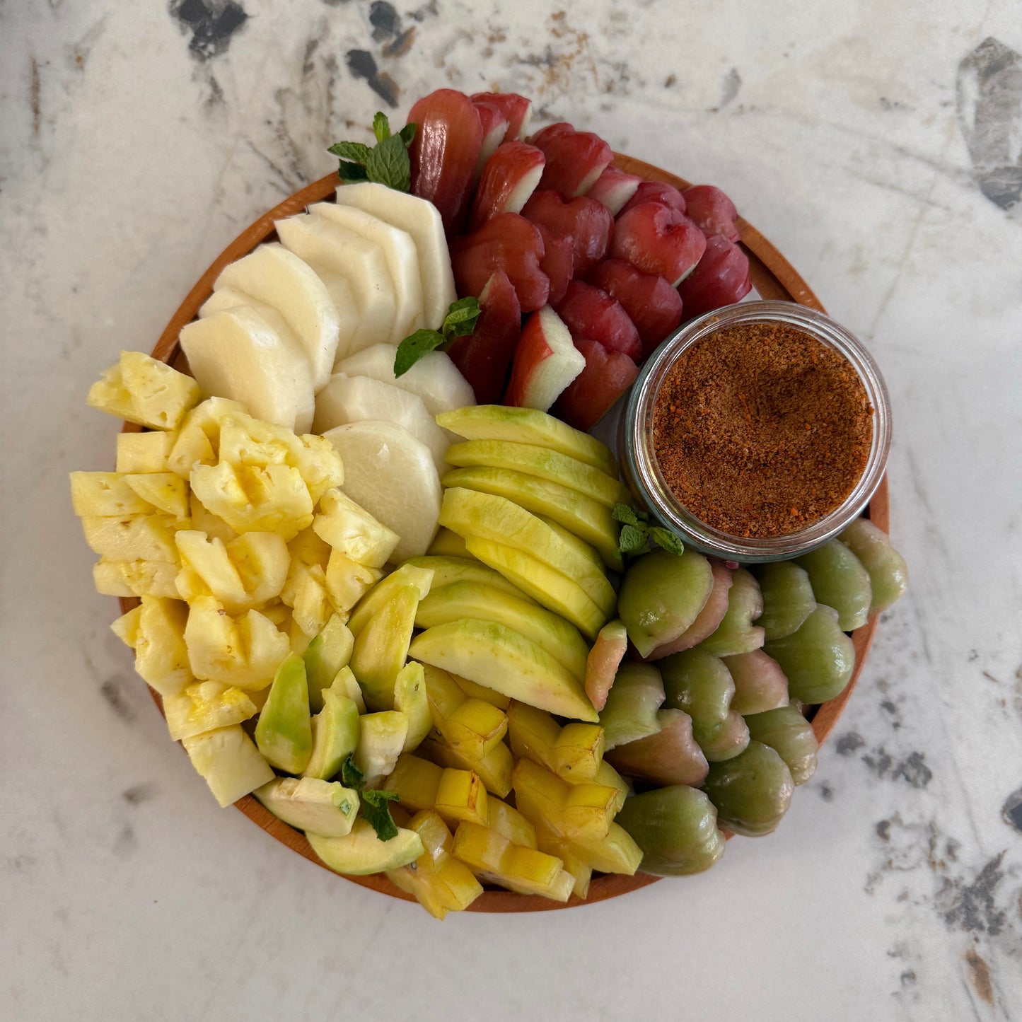 Round Rujak Platter