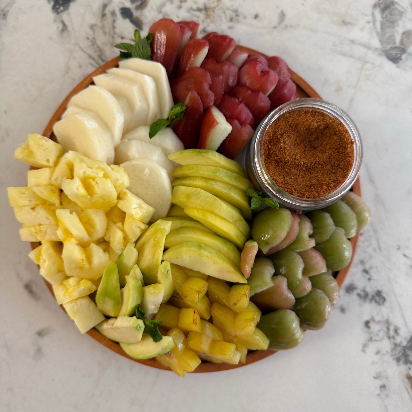 Round Rujak Platter