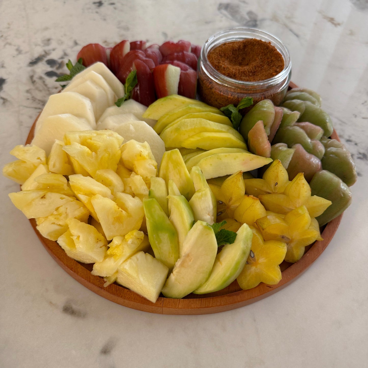Round Rujak Platter