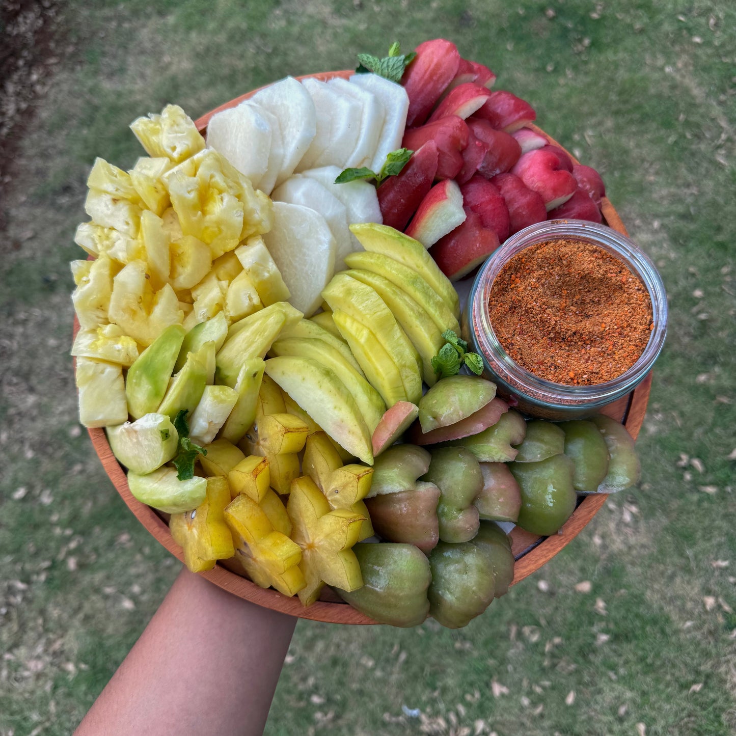 Round Rujak Platter