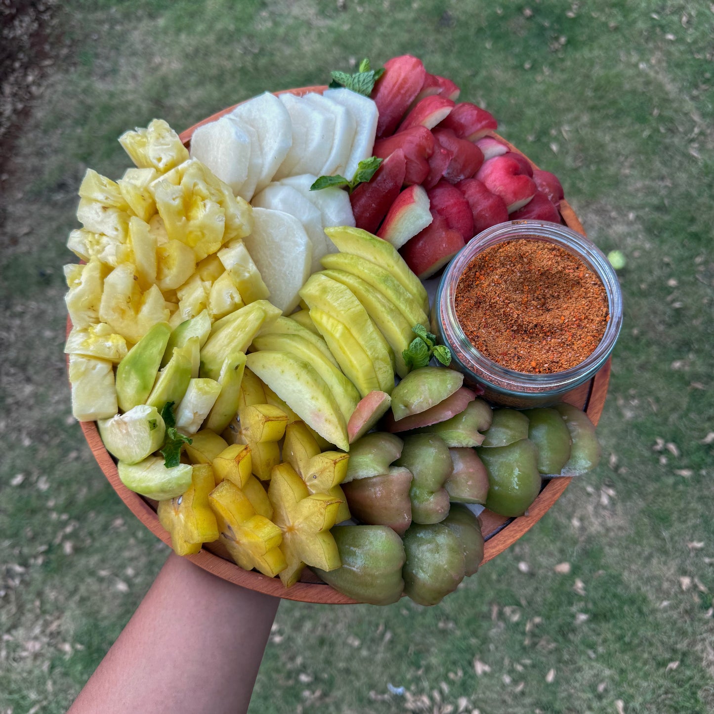 Round Rujak Platter