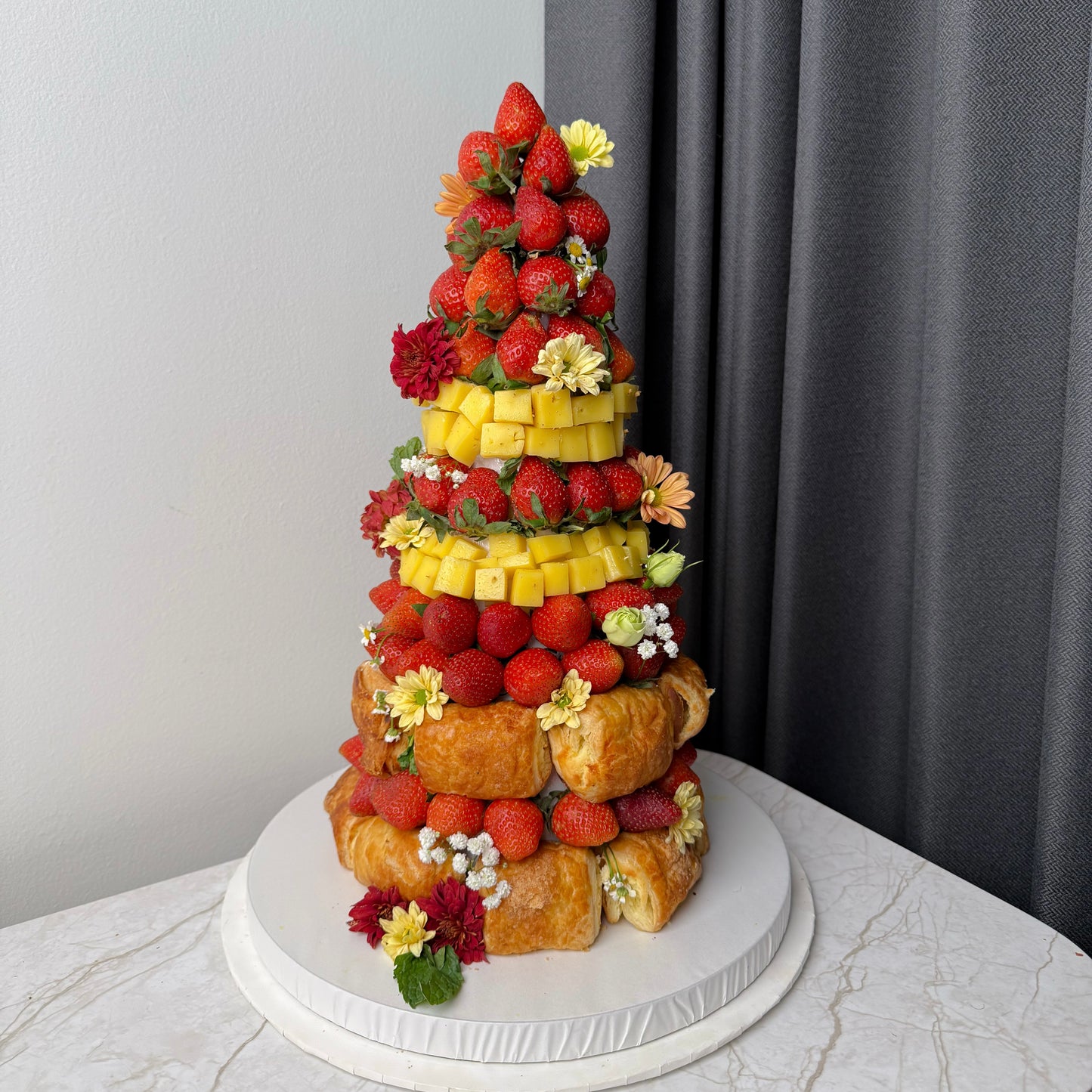 Strawberry & Pastry Cake