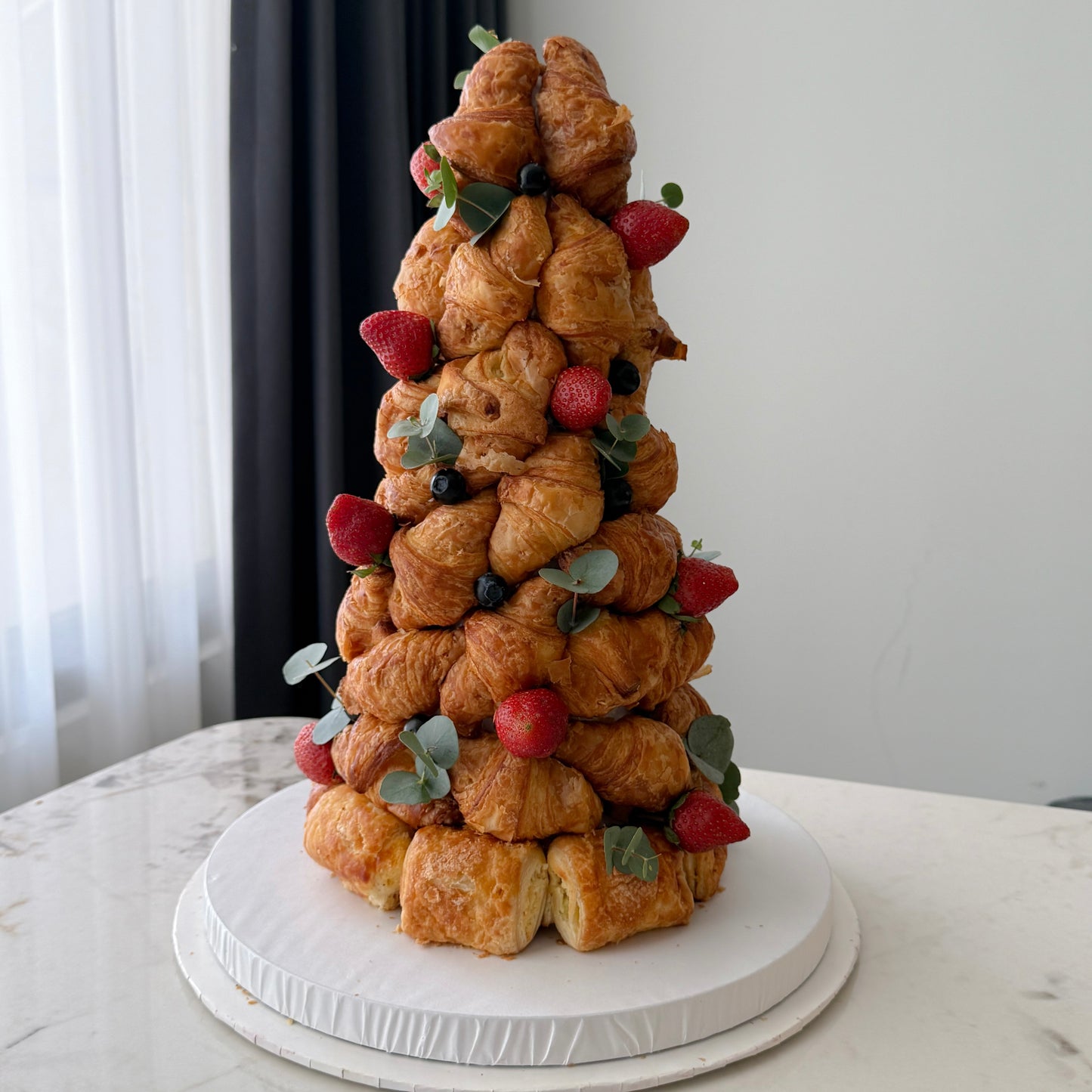 Sweet Croissant Tower