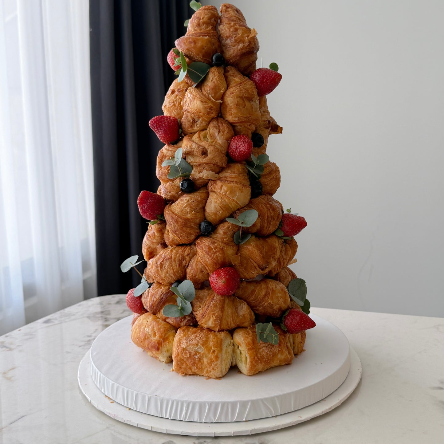 Sweet Croissant Tower