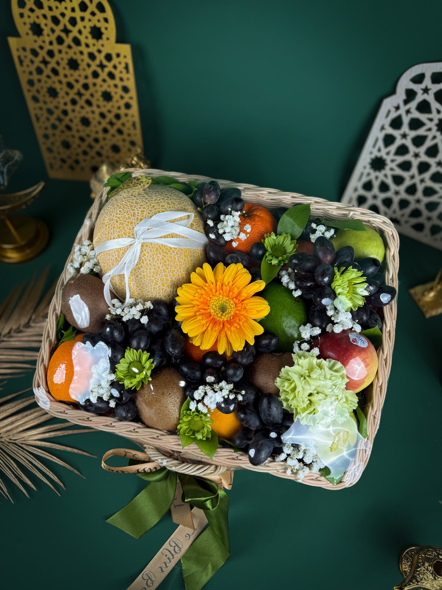 Eid Melon Fruit Rattan Box
