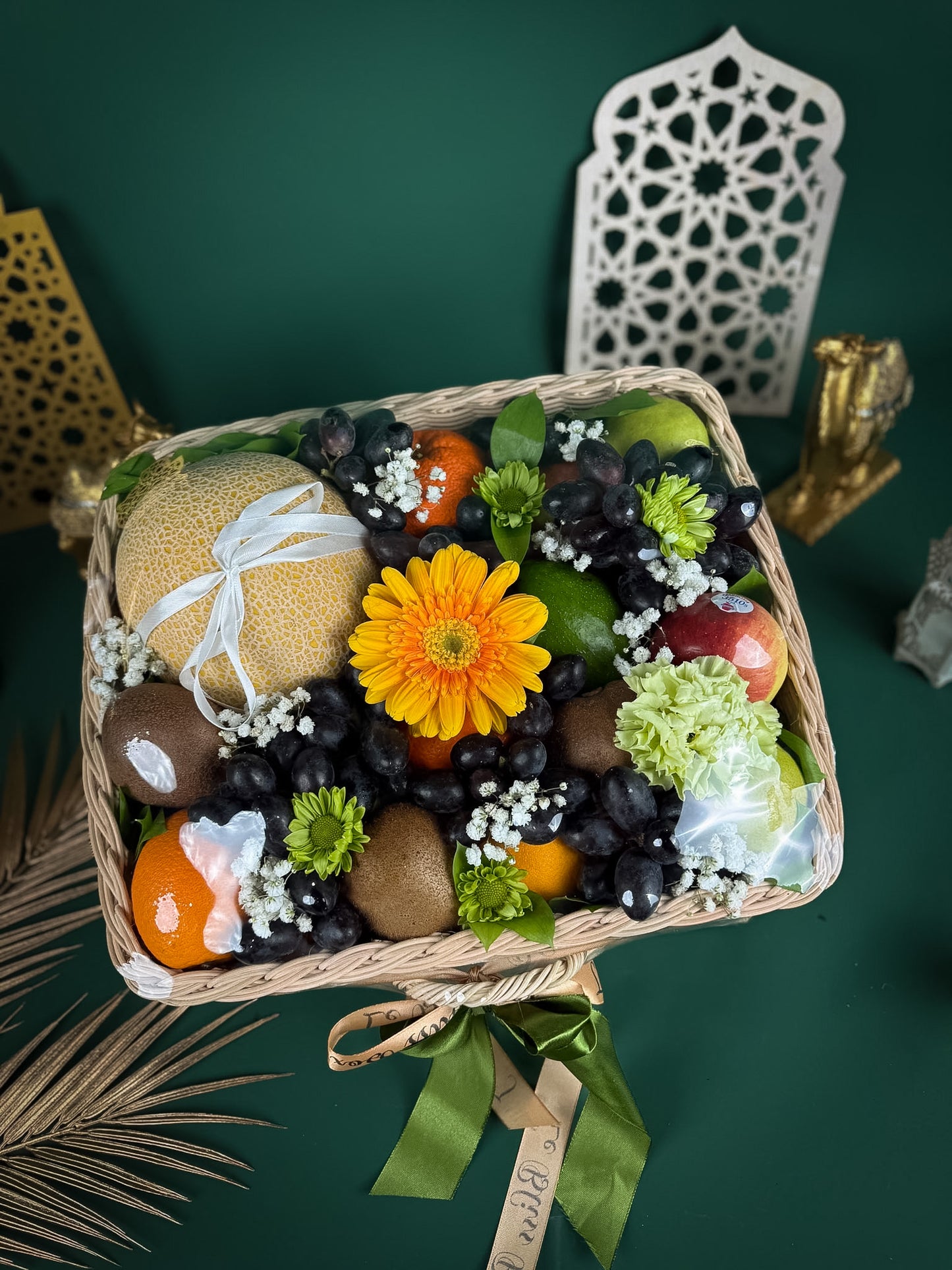 Eid Melon Fruit Rattan Box