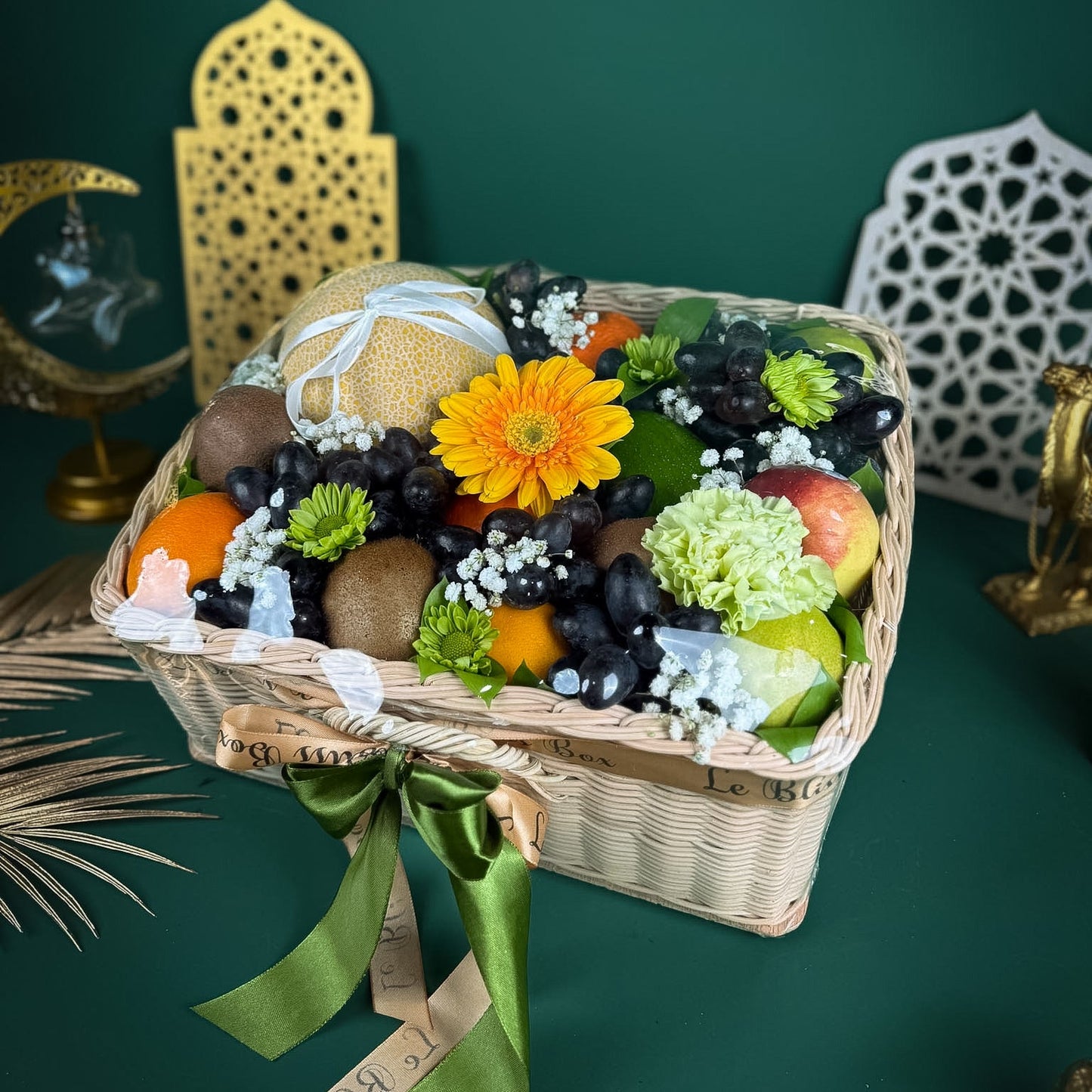 Eid Melon Fruit Rattan Box