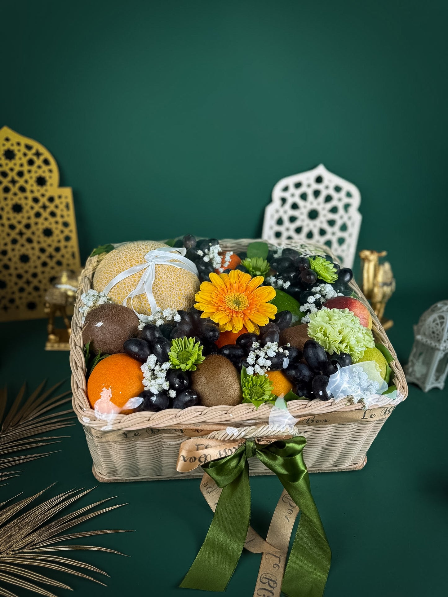 Eid Melon Fruit Rattan Box