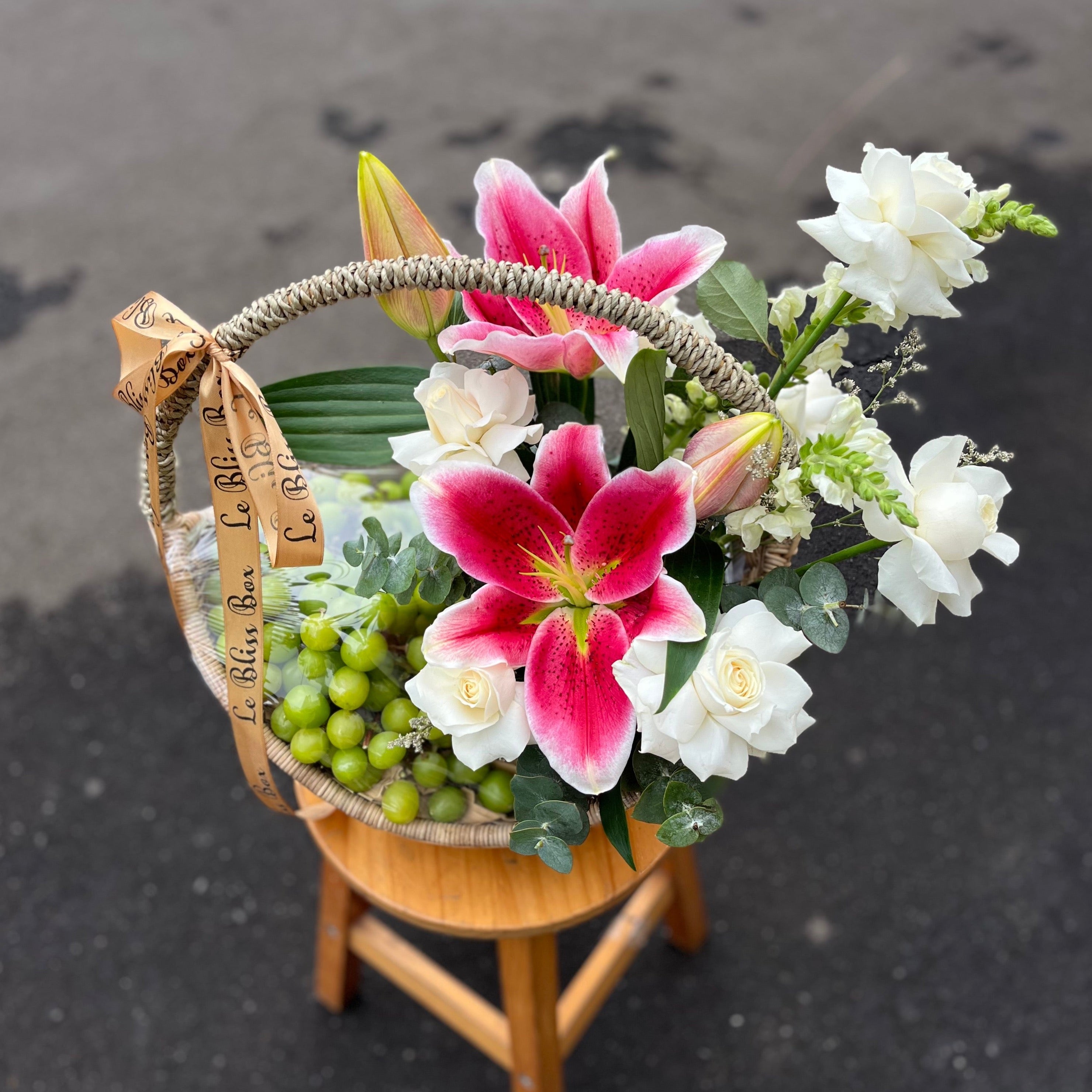 Hamper Buah Anggur Jakarta, Hamper buah anggur surabaya, fruit hamper surabaya by le bliss