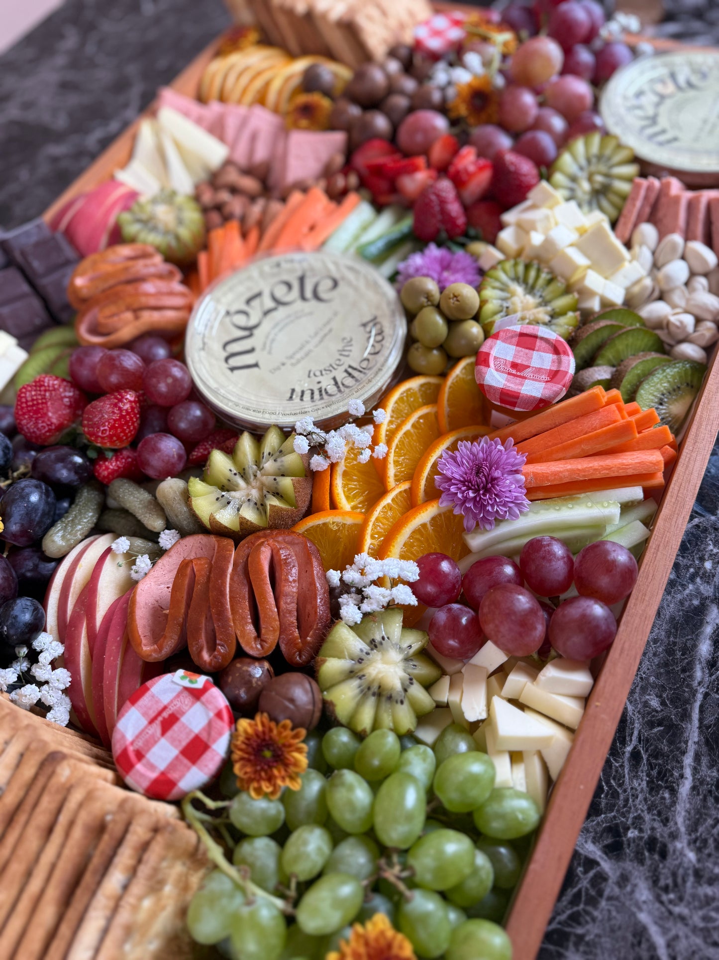 Grand Vegan Charcuterie Crudites Platter