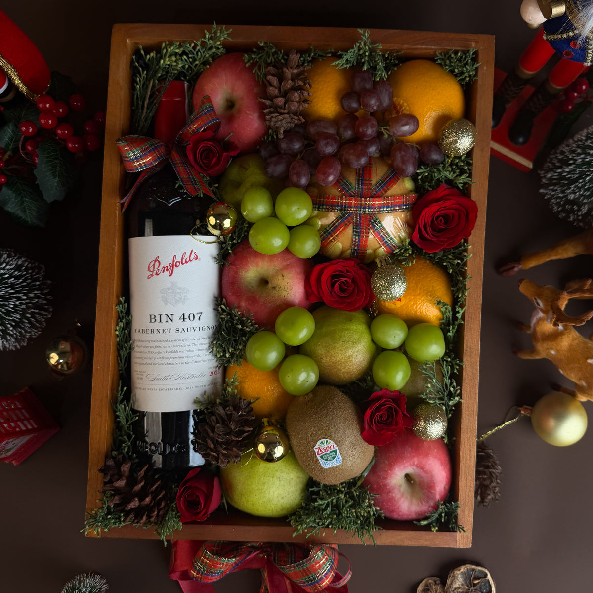 Penfolds Festive Fruit Wooden Box