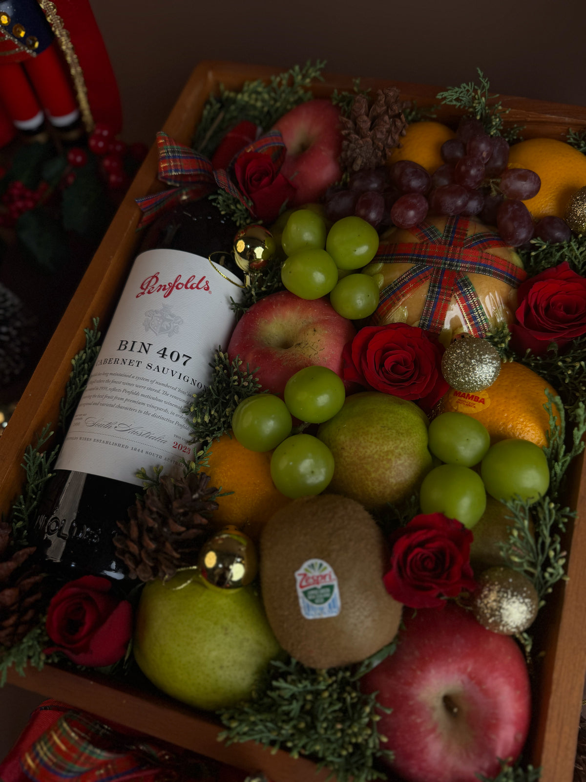 Penfolds Festive Fruit Wooden Box
