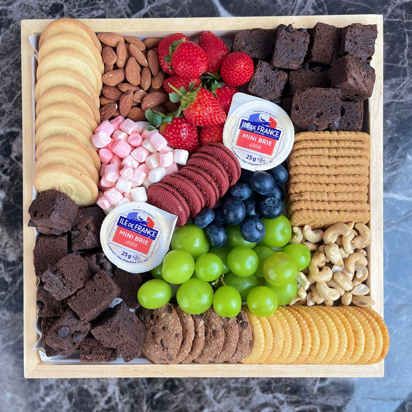 Small Sweet Fruit & Brie Grazing Platter