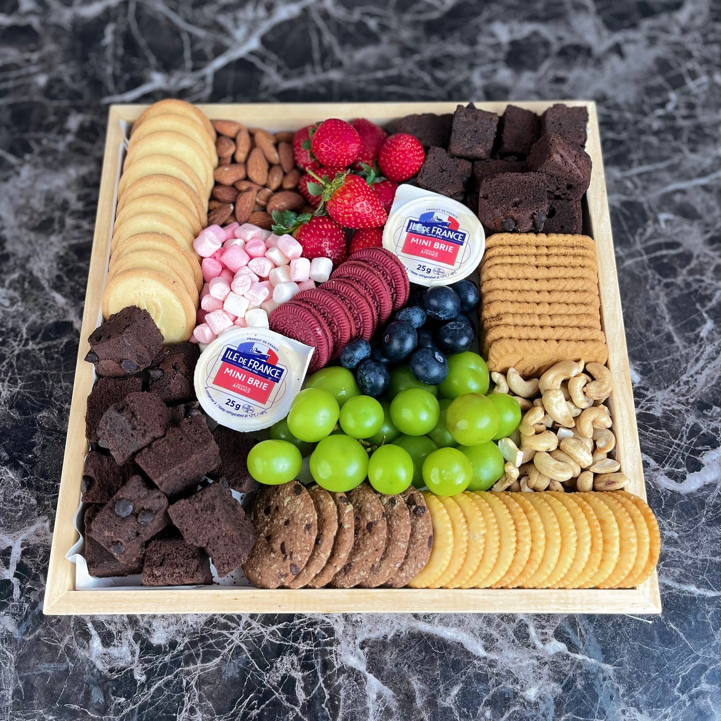 Small Sweet Fruit & Brie Grazing Platter