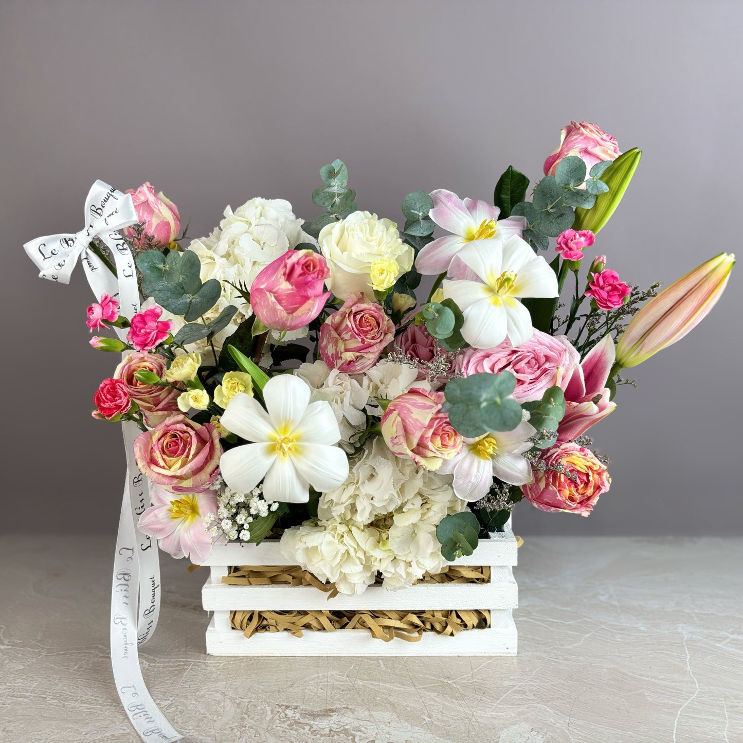 Soft Petal Garden Crate