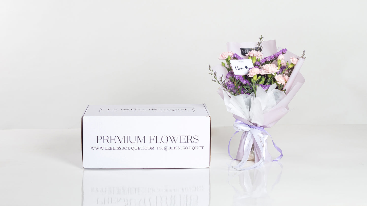 Smallie Nationwide White Cotton Bouquet - Le Bliss Bouquet