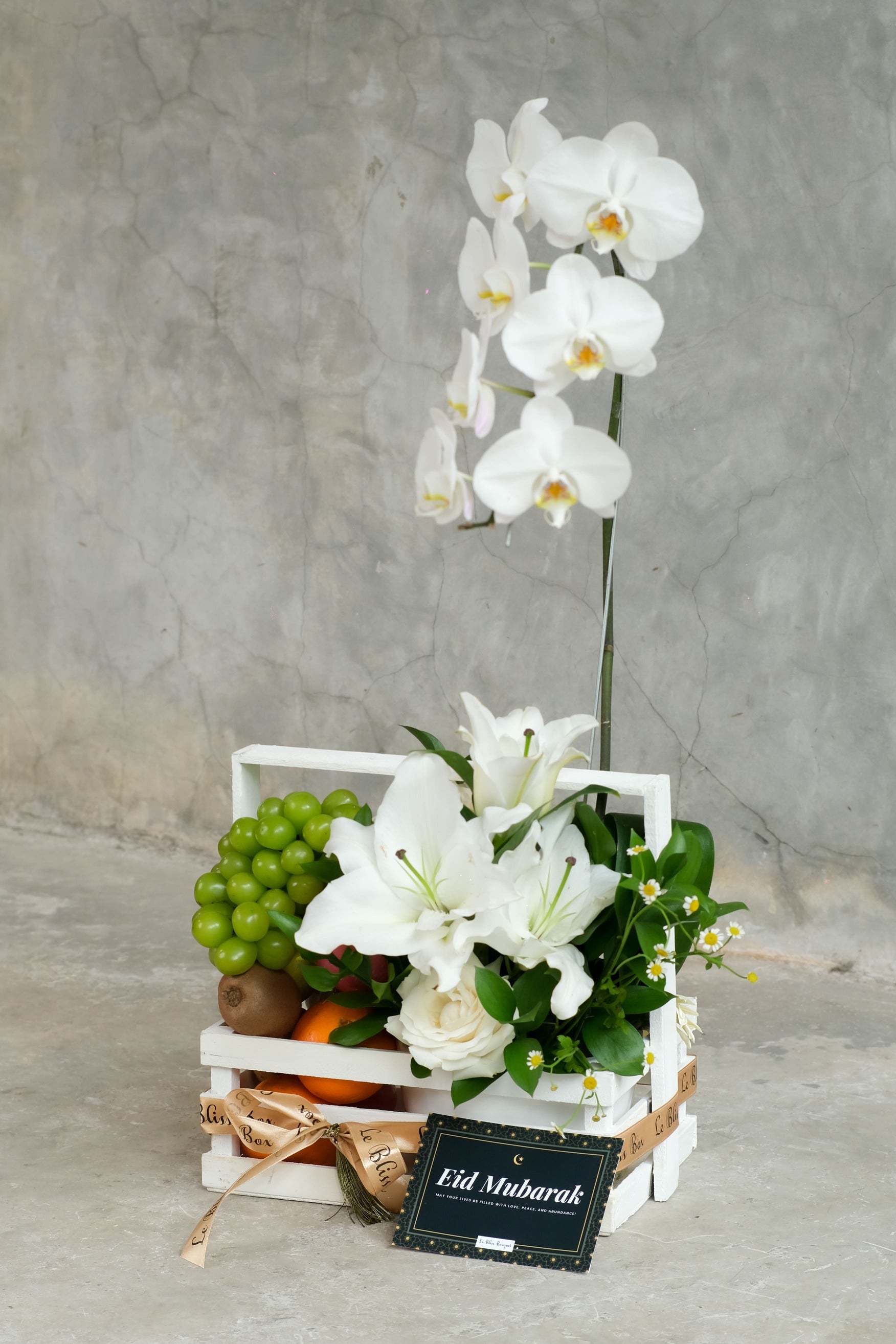 Orchid fruit hamper by le bliss bouquet delivery jakarta area