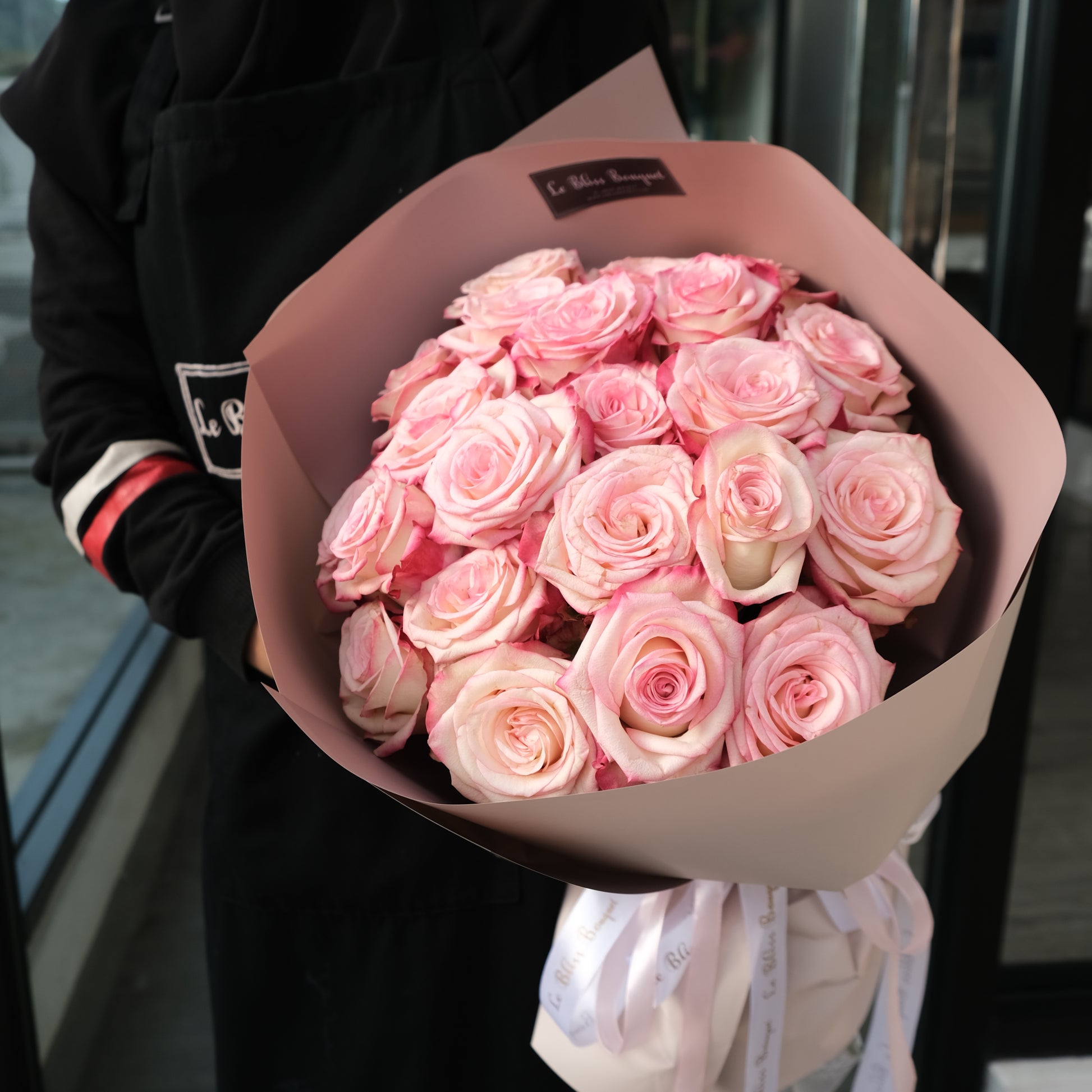 Paloma rose bouquet jakarta florist by le bliss