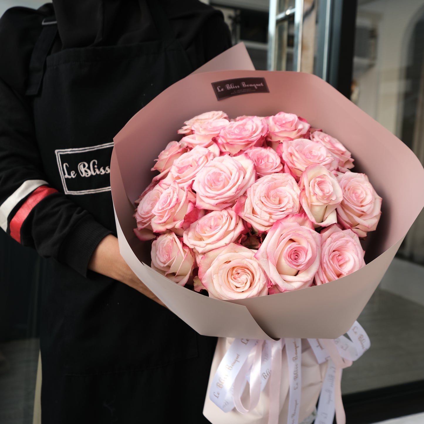 Paloma rose bouquet jakarta indonesia florist by le bliss