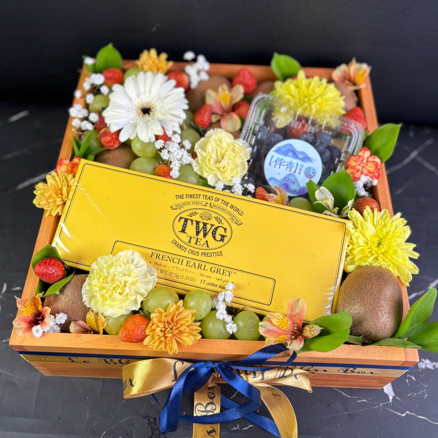 TWG Tea Fruit Hamper with blueberries by Le Bliss Box