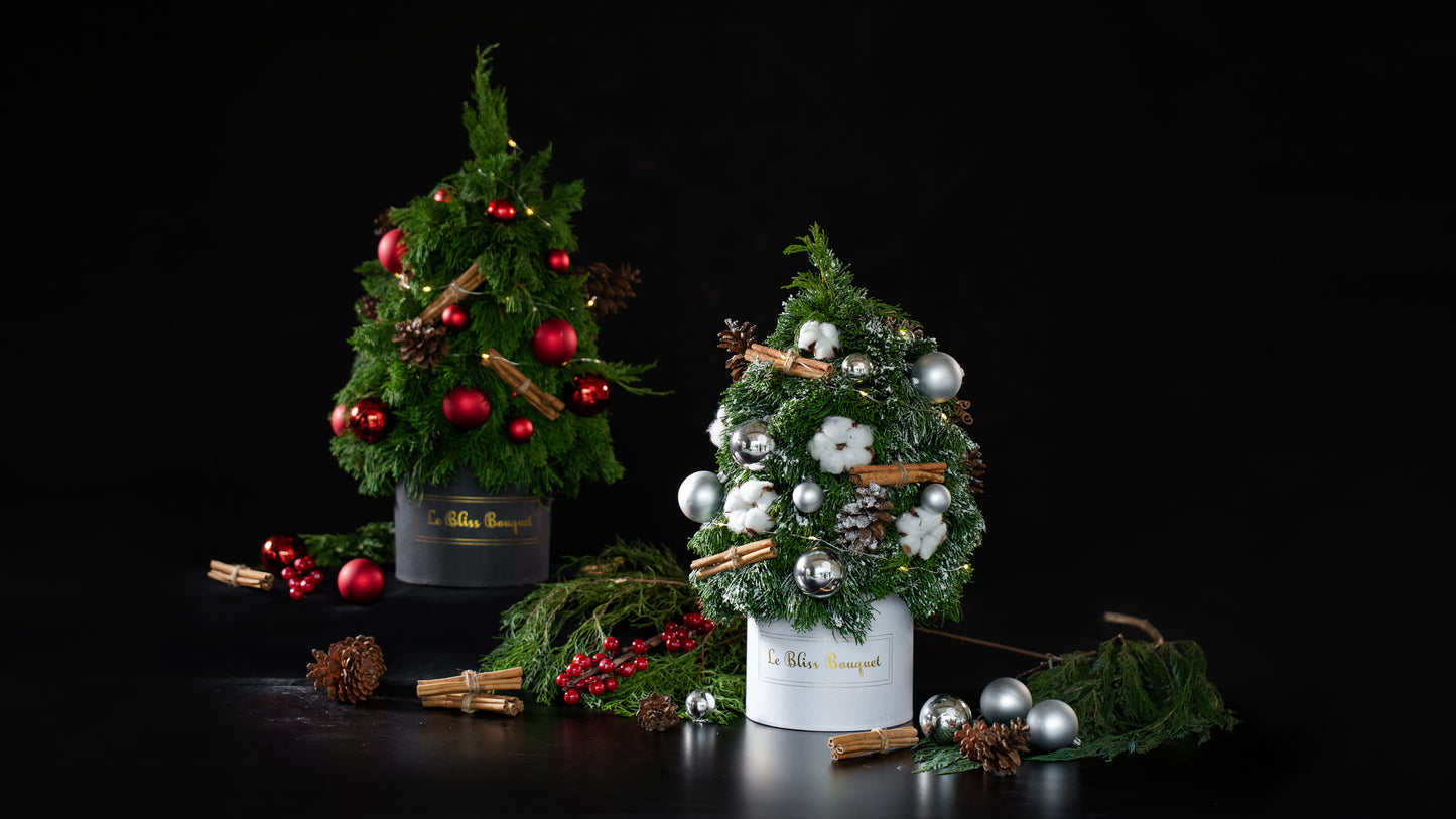Fresh Christmas Tree Petite Bloombox