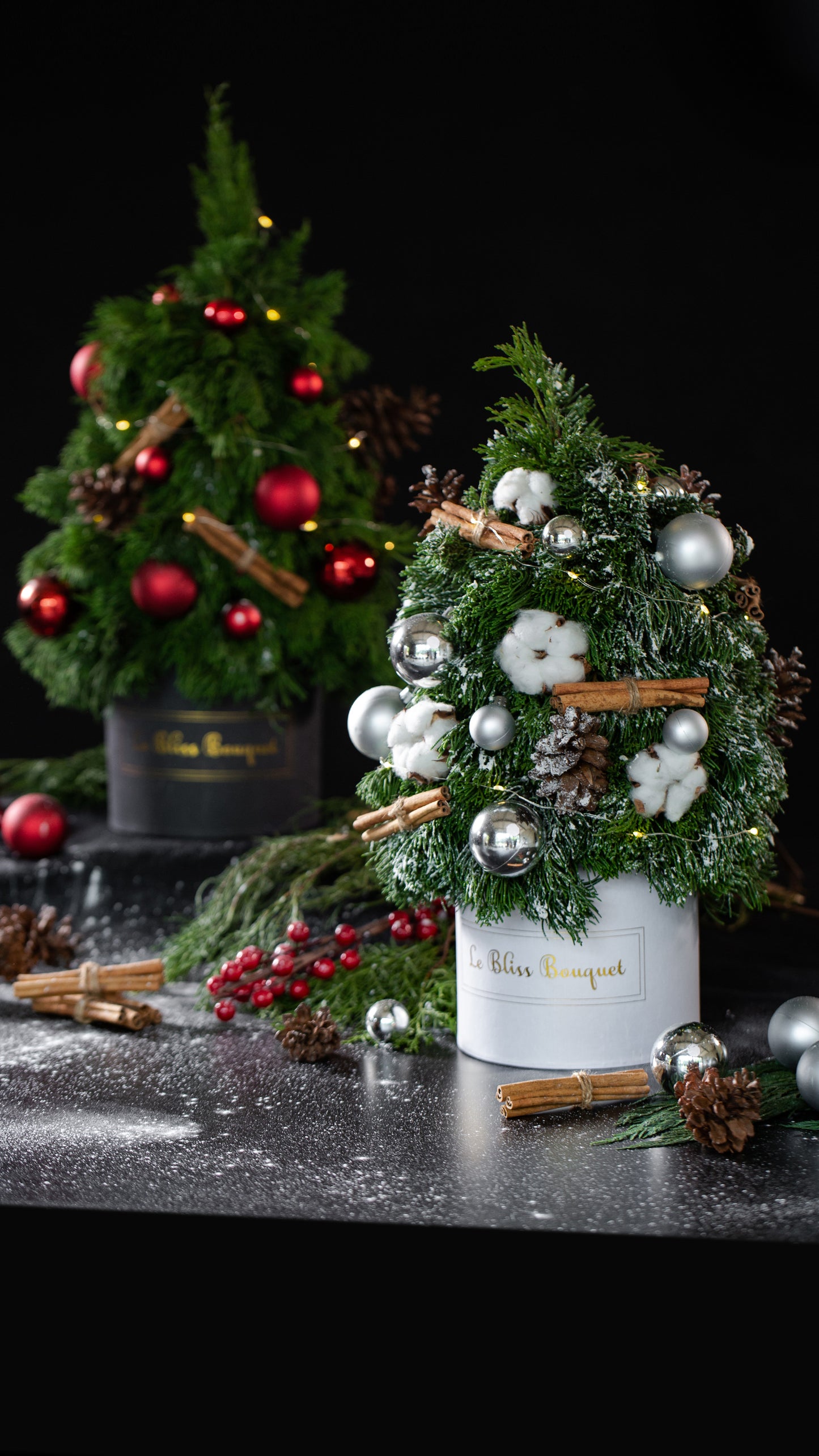 Fresh Christmas Tree Petite Bloombox