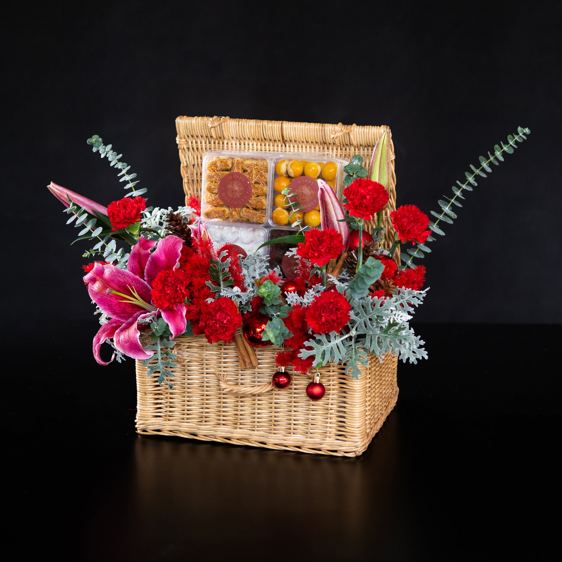 hamper natal jakarta, tangerang, Bintaro, Cirebon. Made with love by le bliss bouquet