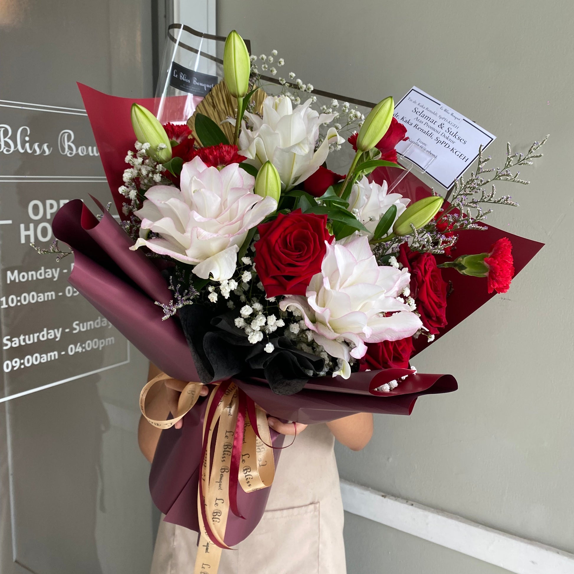 hand bouquet full import bouquet jakarta by le bliss