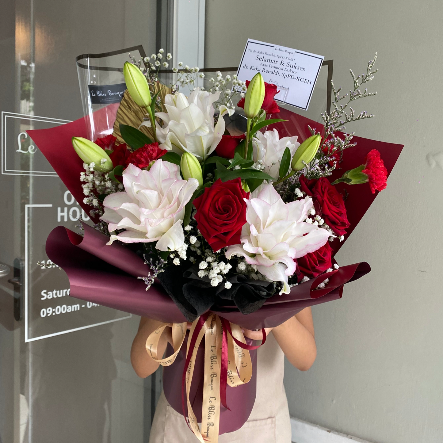 hand bouquet full import bouquet jakarta by le bliss bouquet