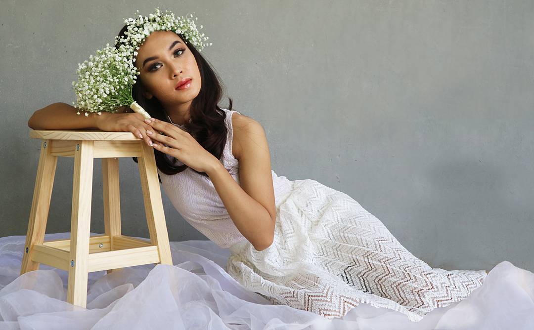 Babysbreath Bouqet Bridesmaids Prewed Flower Crown