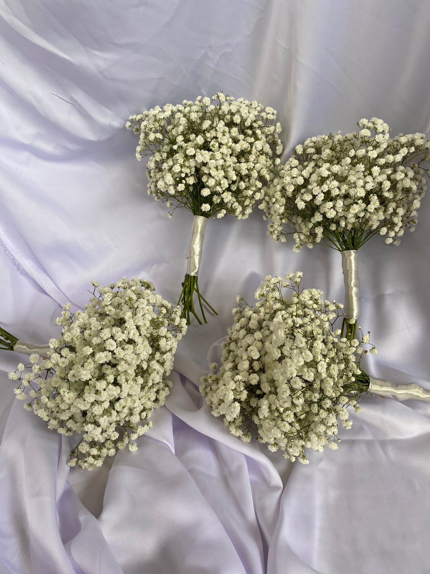 Babysbreath Bouqet Bridesmaids Prewed Flower Crown