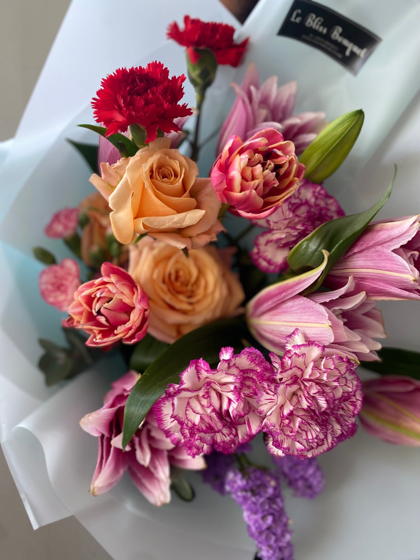 Vibrant Shimmer Gradation Bouquet