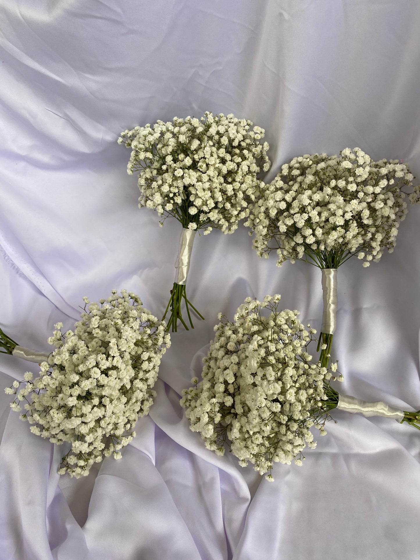 Babysbreath Bouqet Bridesmaids Prewed Flower Crown