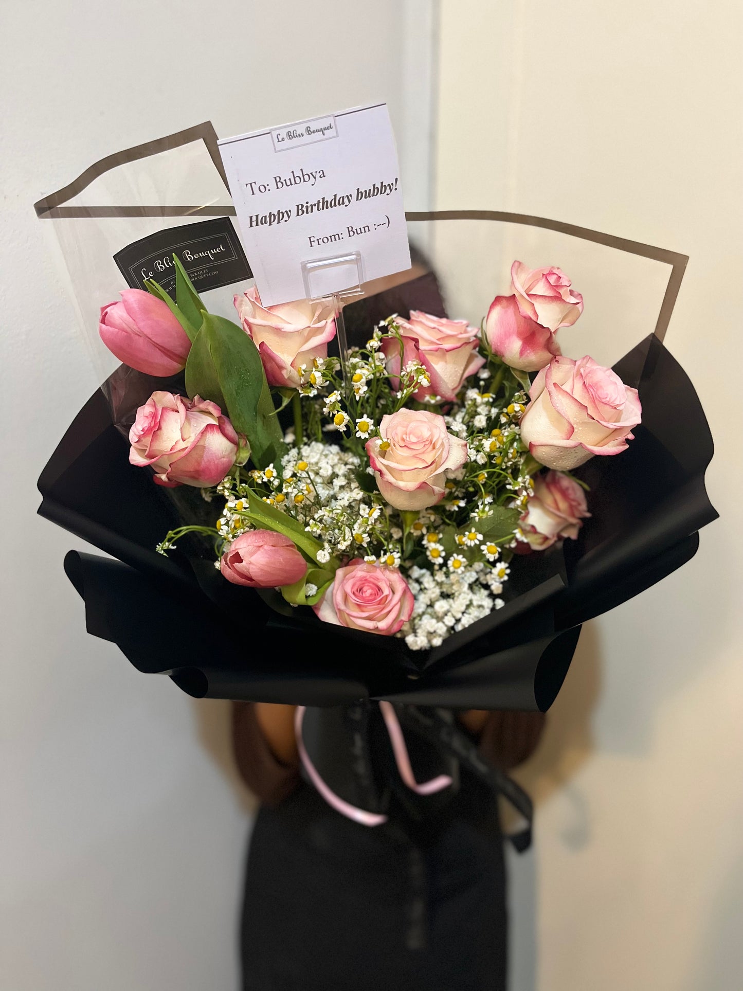 Paloma Tulip Chamomile Large Bouquet