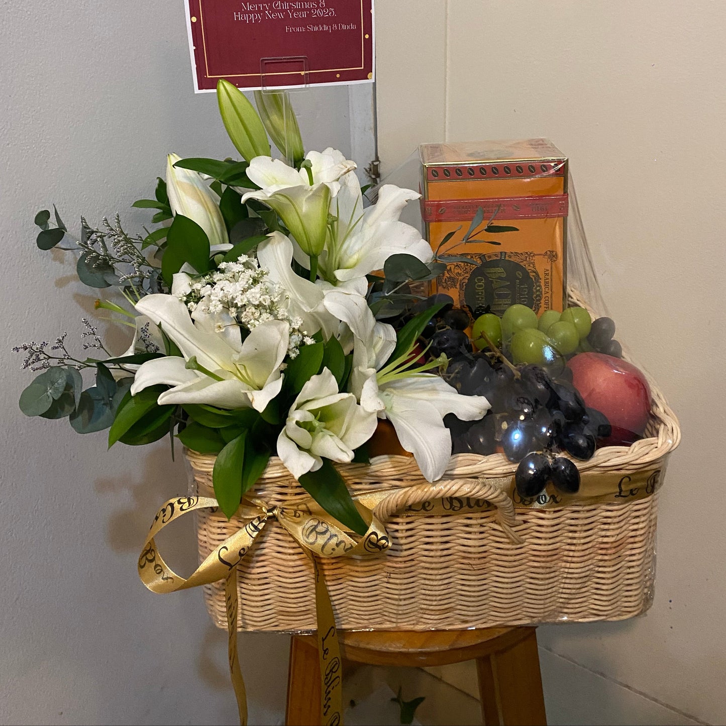 Bacha Coffee Lily Fruit Rattan Box